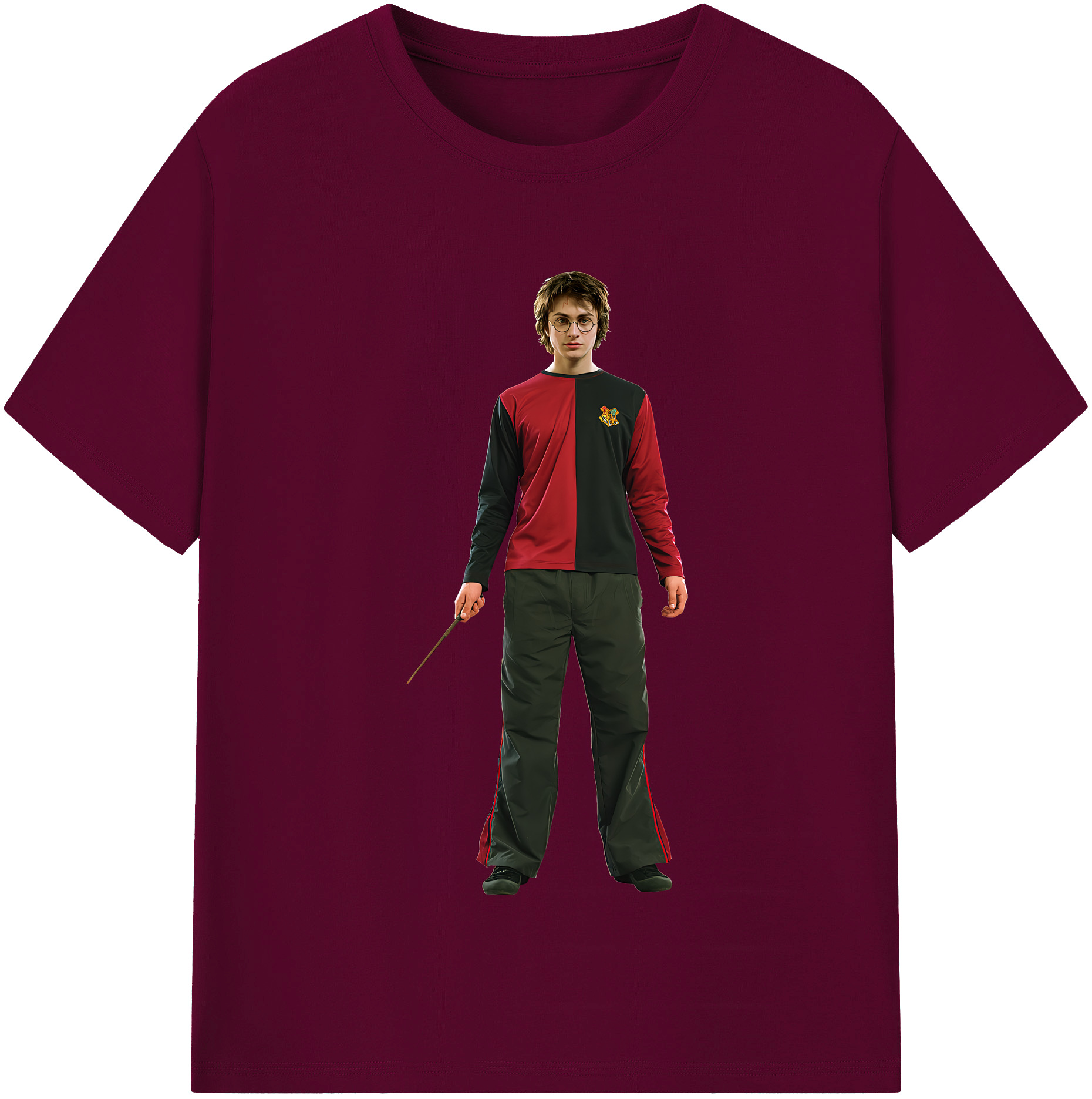（画像用） Harry Potter ハリー・ポッターシリーズ レディースカジュアルプリントTシャツ（綿100％）